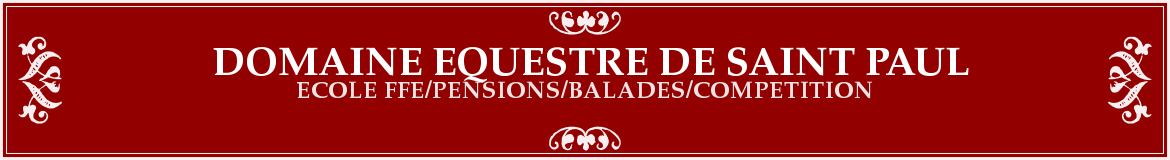 DOMAINE EQUESTRE DE SAINT PAUL